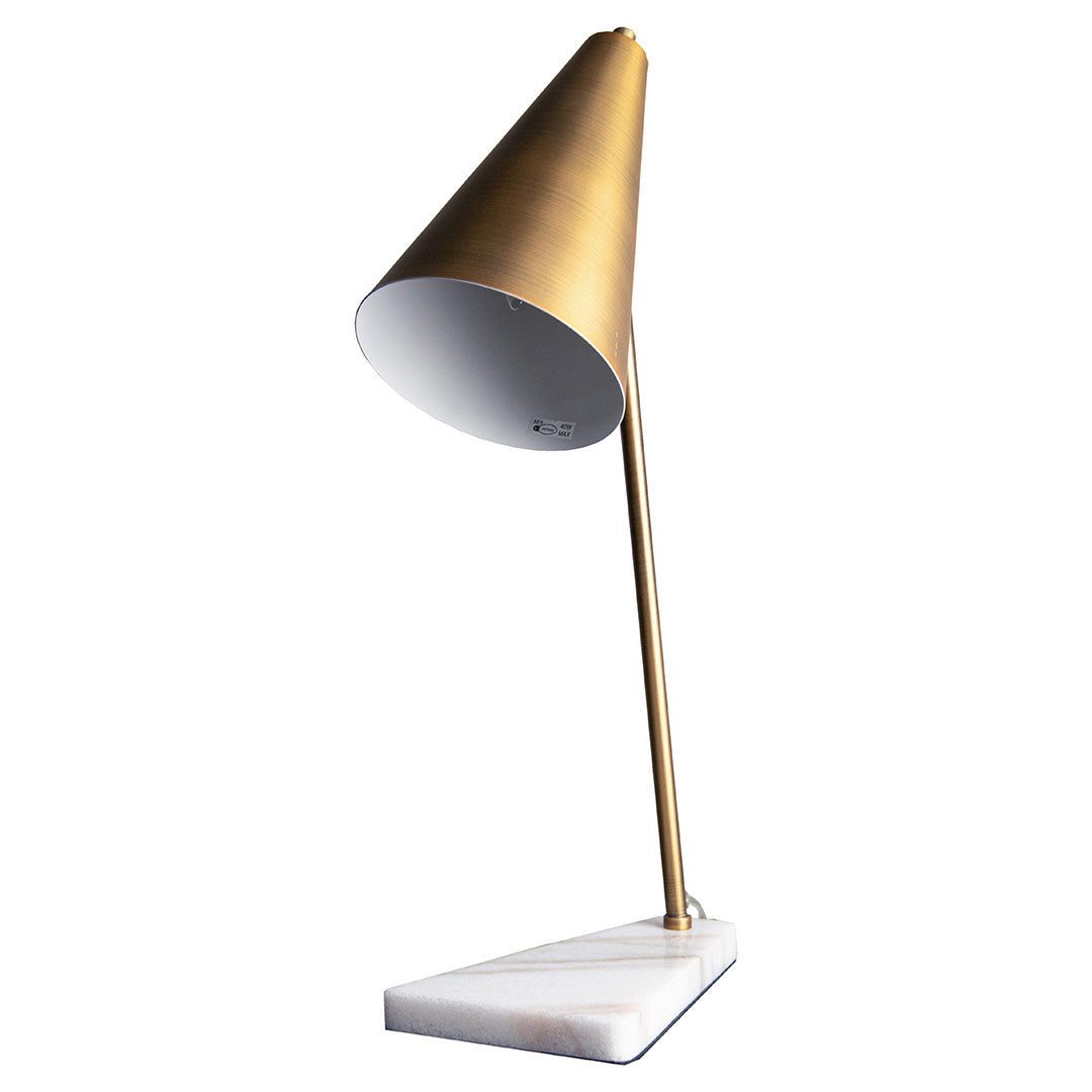 Henley Antique Brass Finish Desk Lamp by RV Astley