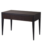 Marans Black & Chocolate Brown Wooden Desk by RV Astley