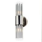 Colmar Polished Nickel Wall Light with Glass Tube Shade by RV Astley