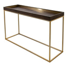 Alyn Chocolate Finish Console Table by RV Astley