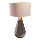 Agato Gunmetal & Soft Latte Table Lamp by RV Astley