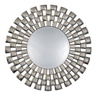 Laviana Round Silver Mirror by RV Astley