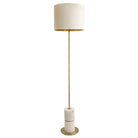 Robyn White Marble Floor Lamp by RV Astley