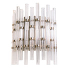 Macci Muted Bronze & Glass Wall Light by RV Astley