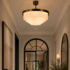 Mayfair Bronze & Alabaster Pendant 60cm by Luxe Collection