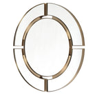 Marcoles Brushed Brass Finish Wall Mirror by RV Astley