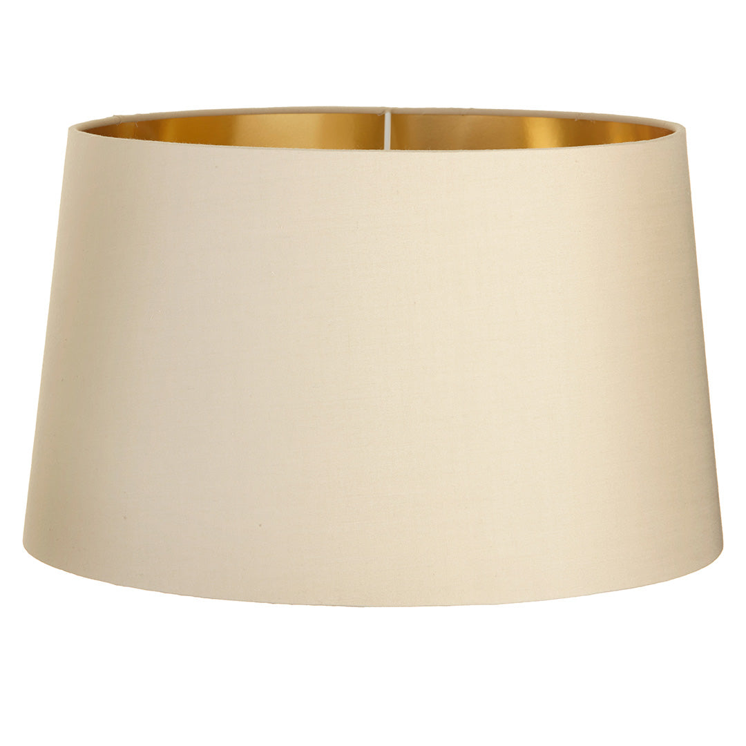 Raven Soft Latte Shade With Gold Lining 34cm by RV Astley