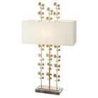 Kyle Brass & Marble Table Lamp by RV Astley