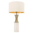 Turia White Marble Table Lamp by RV Astley