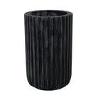 Sol Black Marble Vase by RV Astley