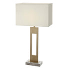 Ryan Antique Brass & Marble Table Lamp by RV Astley