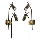 Sterling Antique Brass Wall Light by RV Astley