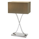 Byton Polished Nickel Tall Table Lamp by RV Astley