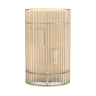 Macy Antique Brass Glass Wall Light by RV Astley