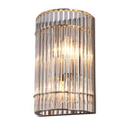 Macy Polished Nickel & Glass Wall Light by RV Astley