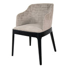 Venosa Mushroom Velvet Dining Chair by RV Astley