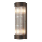 Nasir Dark Brass & Glass Rods Wall Light by RV Astley
