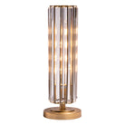 Reagan Antique Brass & Crystal Table Lamp by RV Astley