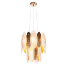 Elsa Antique Brass & Glass Chandelier by RV Astley
