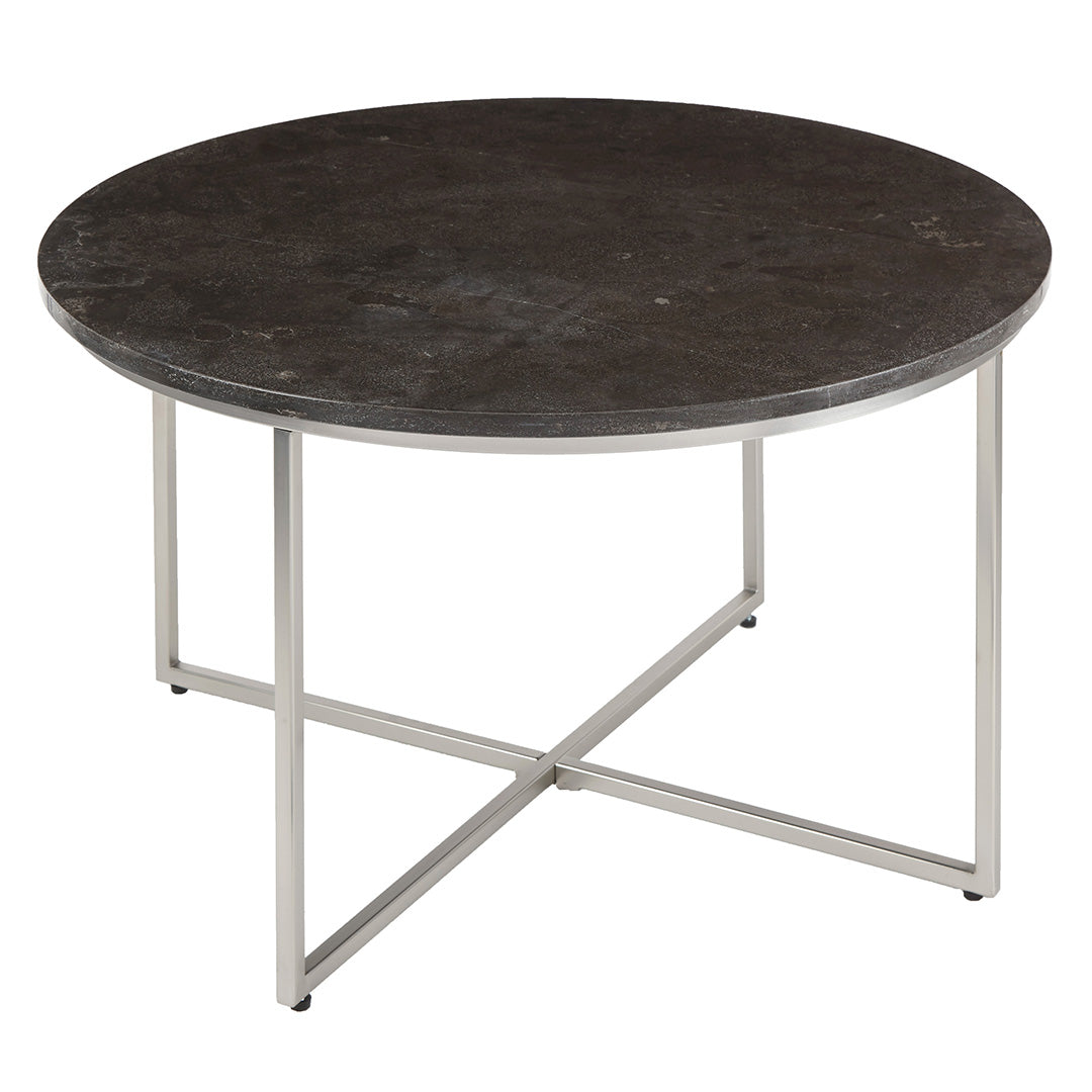 Daire Black Marble Coffee Table by RV Astley