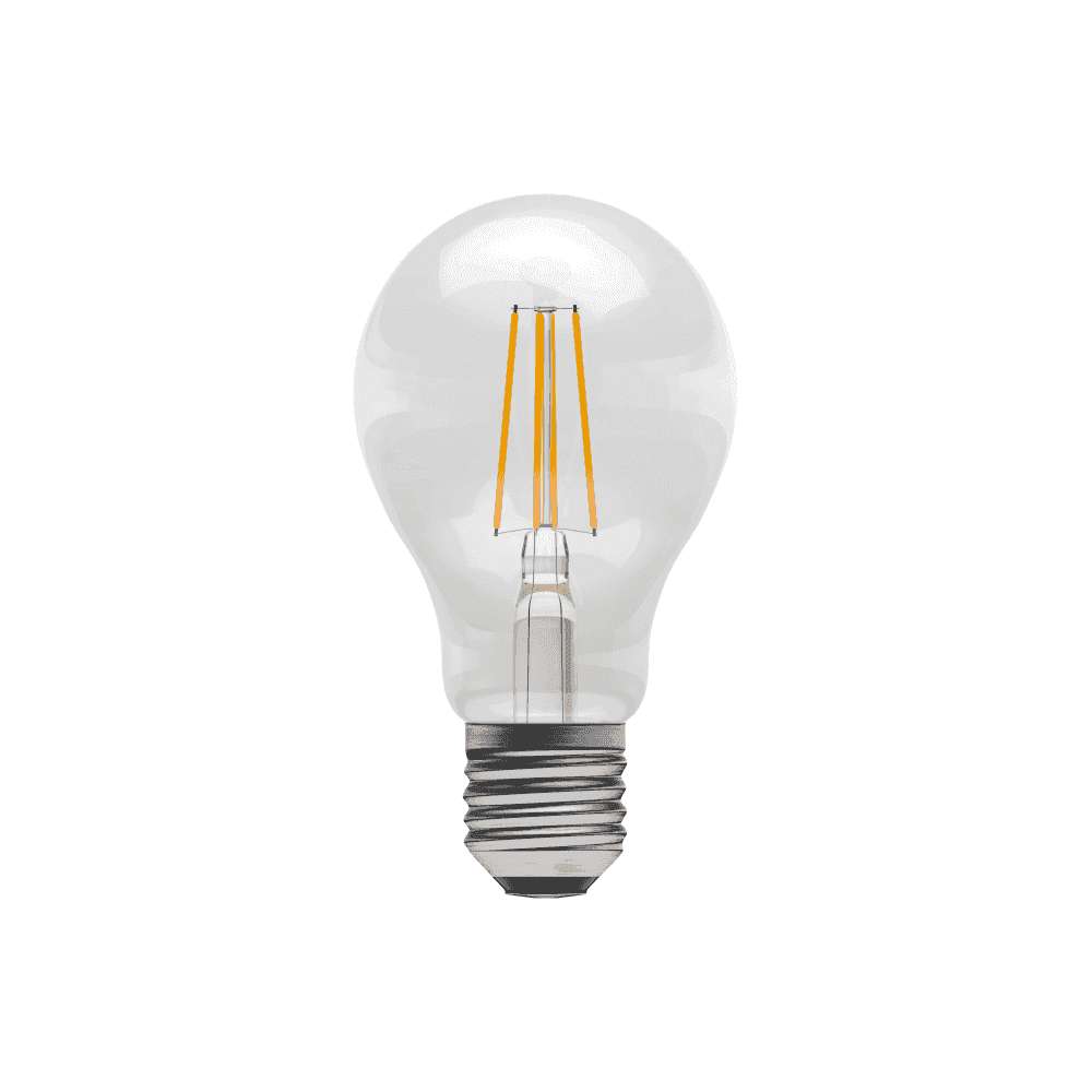 4W E27 / ES Warm White Clear Filament GLS Non-Dimmable (SINGLE) – Decor ...