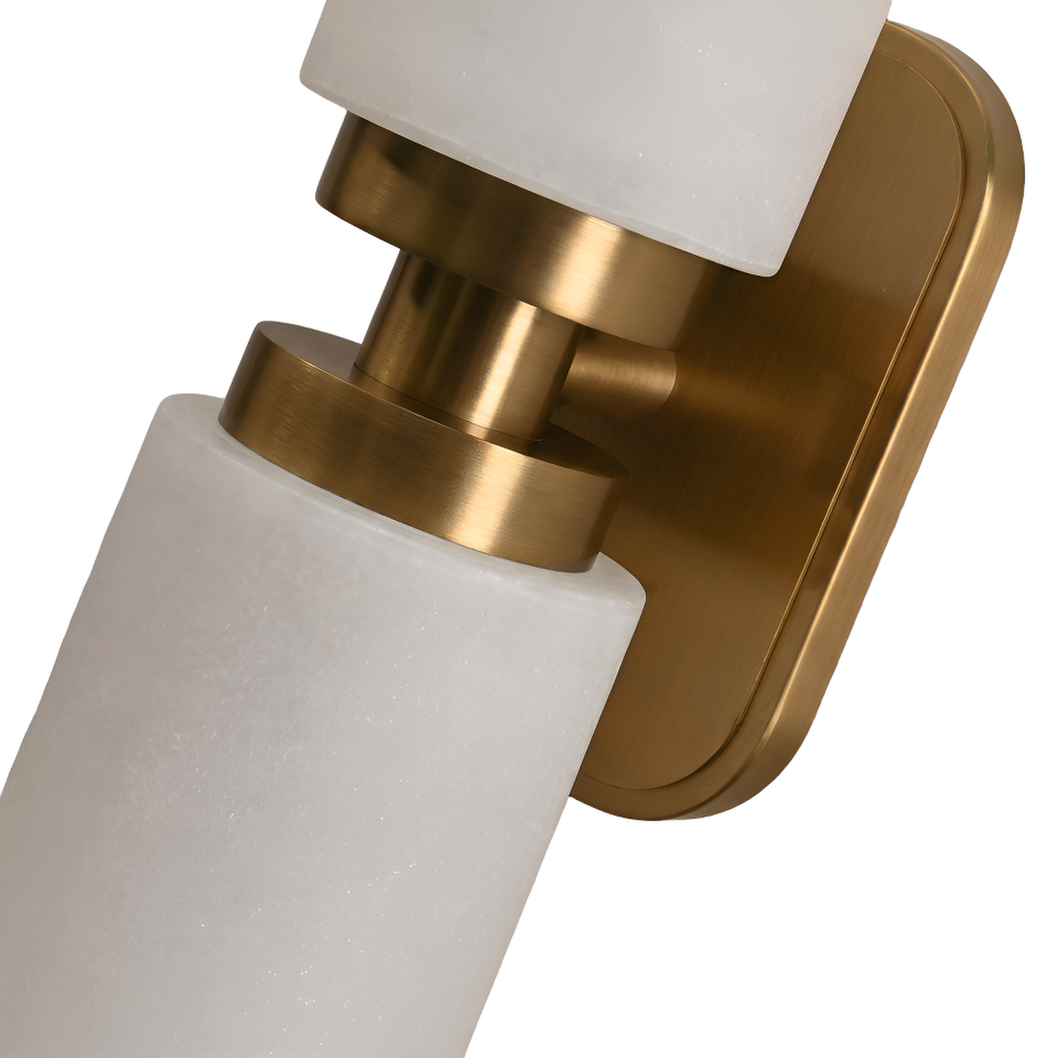 Revere Wall Light in Gold & Alabaster Shades by Luxe Collection