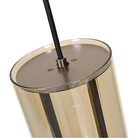 Revere Bronze & Smoked Glass Single Pendant by Luxe Collection