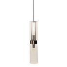 Revere Bronze & Clear Glass Single Pendant by Luxe Collection