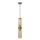 Revere Bronze & Smoked Glass Single Pendant by Luxe Collection