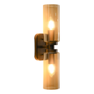 Revere Bronze & Smoked Glass Wall Light by Luxe Collection