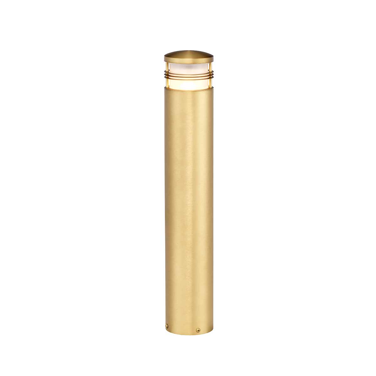 Newbrighton 1 Light Bollard Light Brushed Brass – Decor Lighting