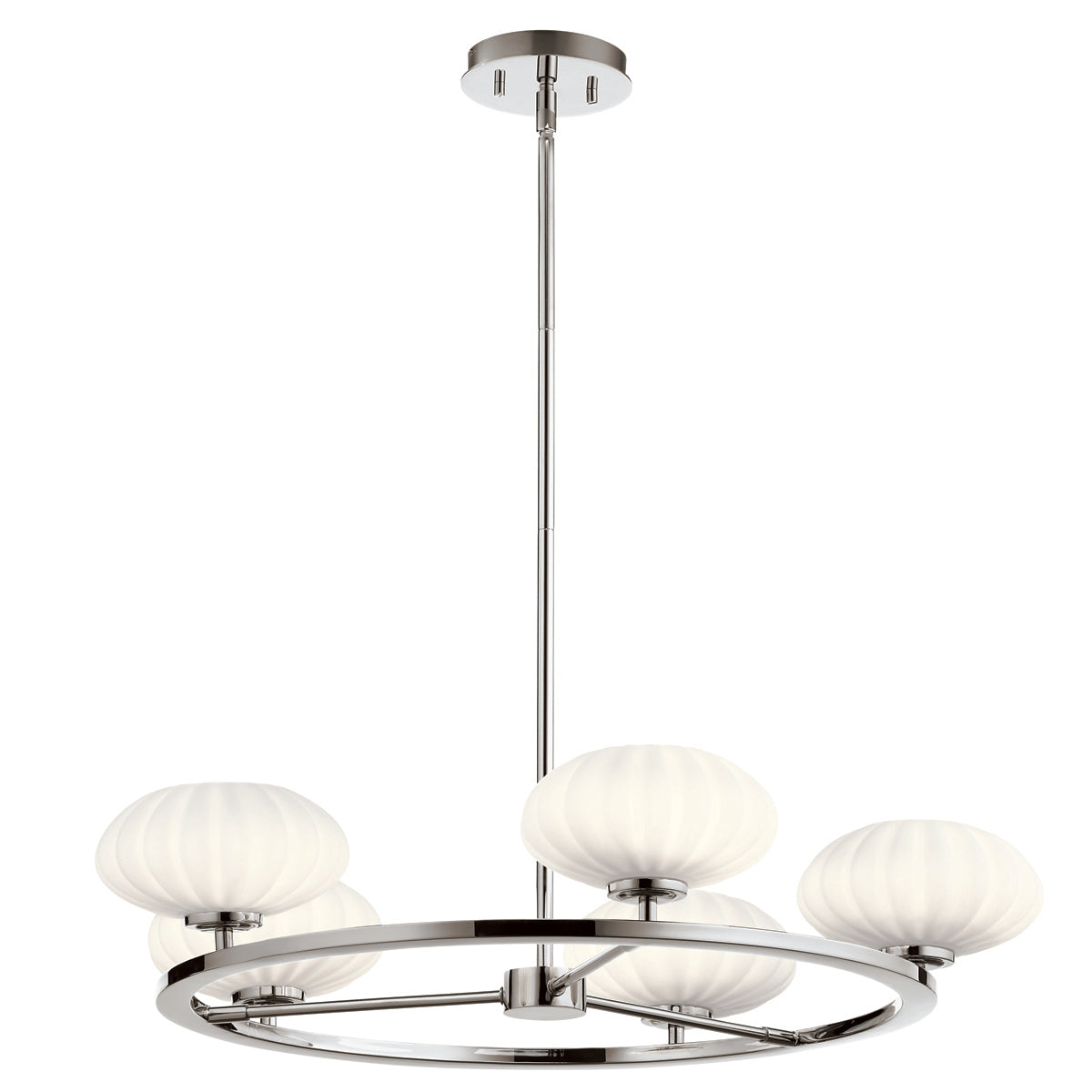 Pim Polished Chrome 5 Light Pendant Light – Decor Lighting